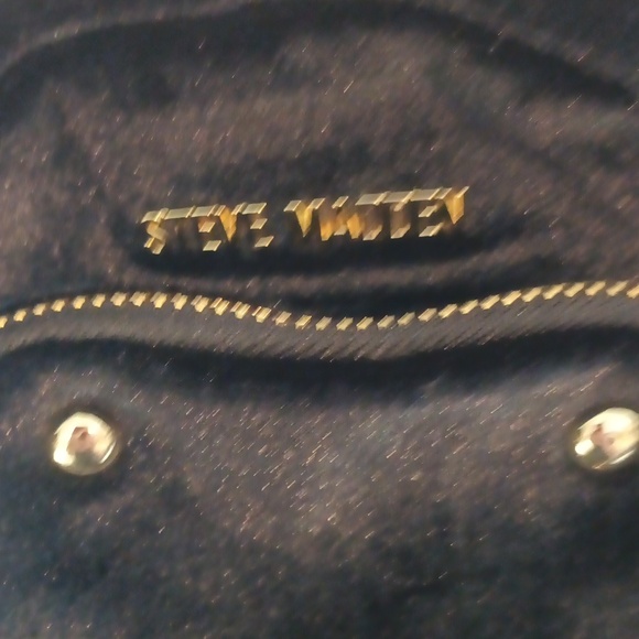 Steve Madden black velvet crossbody bag - Picture 2 of 4